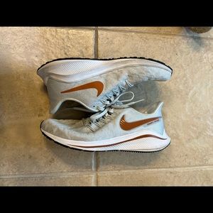 Nike Zoom Pegasus Burnt Orange and Grey Tennis Shoes